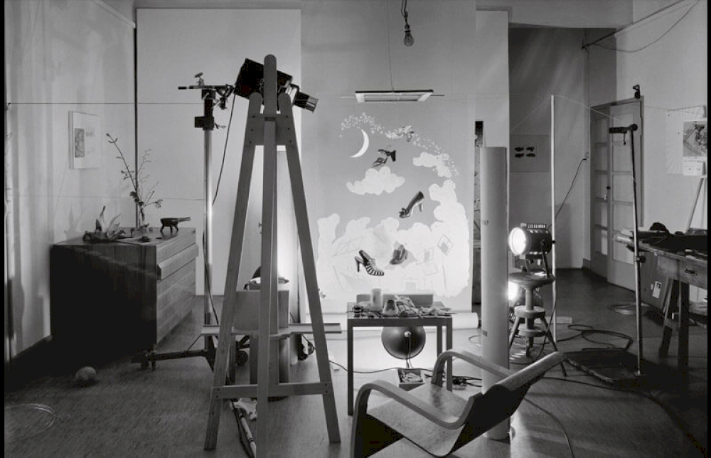 The studio of Werner Bischof. Zurich, Switzerland, 1944 © Werner Bischof / Magnum Photos
