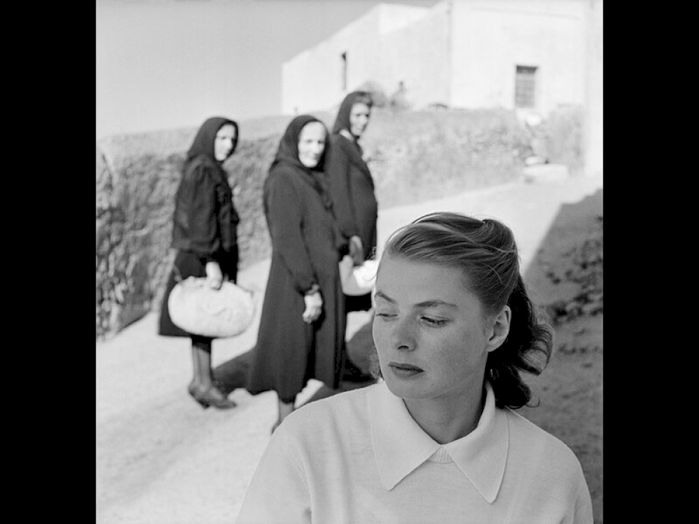 Ingrid Bergman at Stromboli, Stromboli, Italy, 1949 - Photograph by Gordon Parks ©The Gordon Parks Foundation