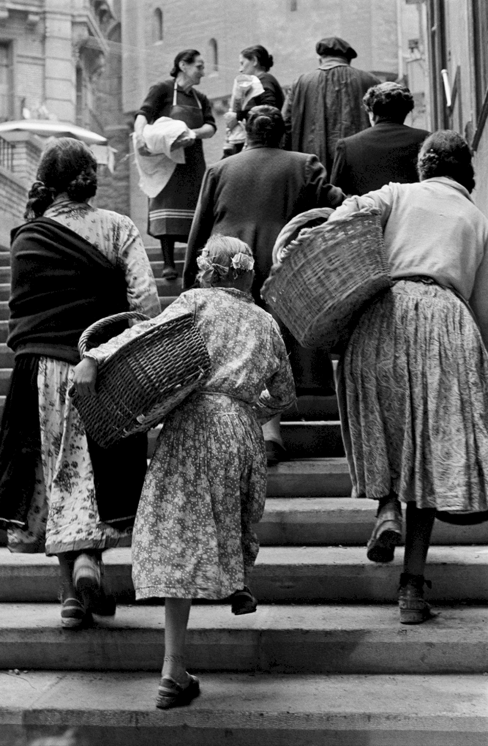 SPAIN. Pamplona. During the festival of San Fermin. 1954. © Inge Morath / Magnum Photos / courtesy CLAIRbyKahn